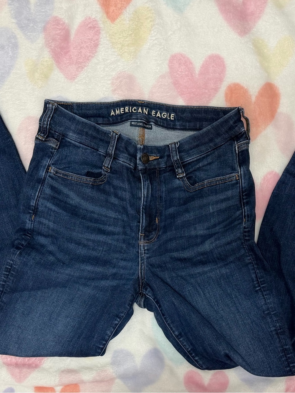 American Eagle Outfitters Women's Dark Indigo Skinny Jeans